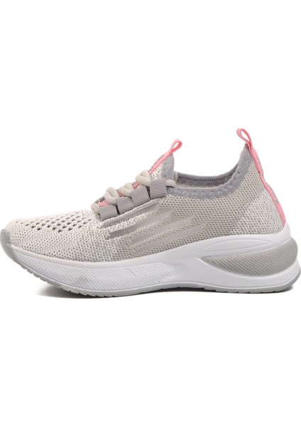 Ravello-P Buz-Pudra Süs Bağcıklı Fileli Çocuk Spor Ayakkabı fiyatları