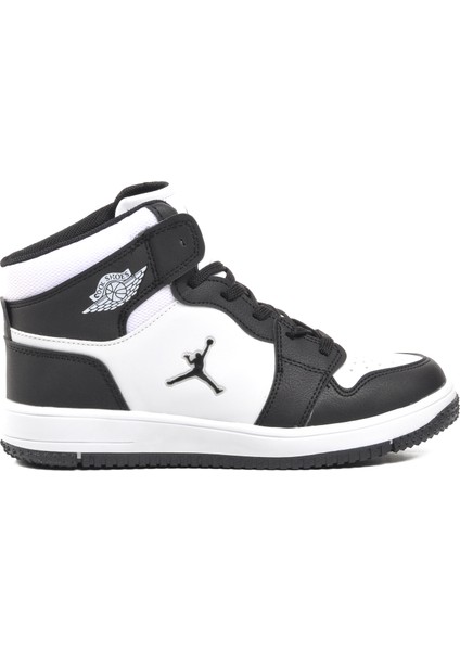 Haykat Uzun Siyah-Beyaz Unisex Hi Sneaker