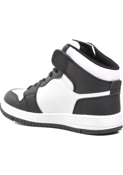 Haykat Uzun Siyah-Beyaz Unisex Hi Sneaker fırsatları