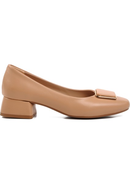 289208 Nude Kadın Topuklu Ayakkabı