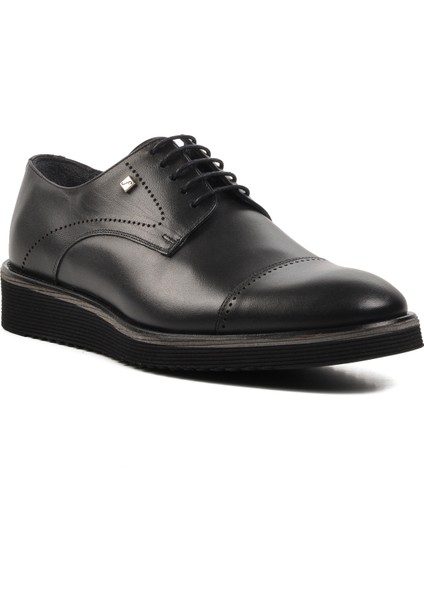 2928 Siyah Deri Erkek Klasik Ayakkabı modelleri