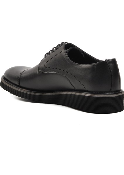 2928 Siyah Deri Erkek Klasik Ayakkabı fırsatları