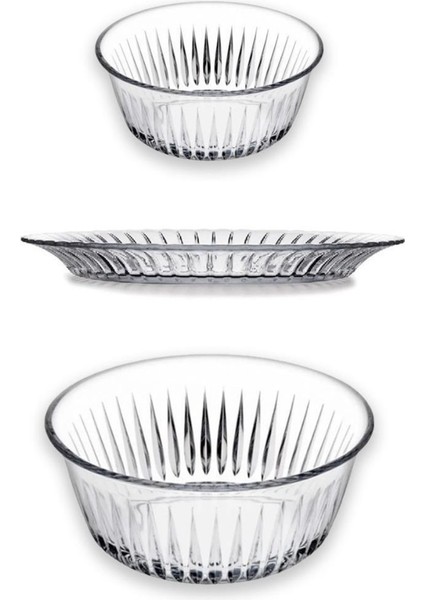 Frezya 13 Parça Salata Kasesi ve Pasta Tabağı Servis Sunum Seti - 950068 - 10708