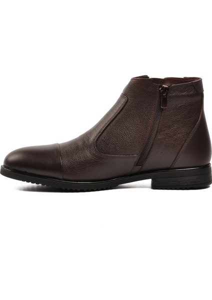 11925251-24K Kahverengi Deri Erkek Bot fiyatları