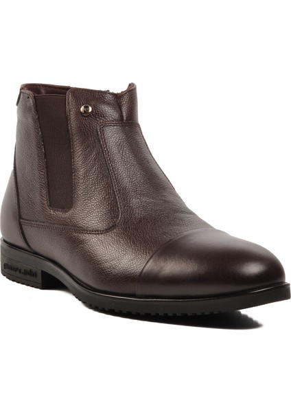 11925251-24K Kahverengi Deri Erkek Bot modelleri