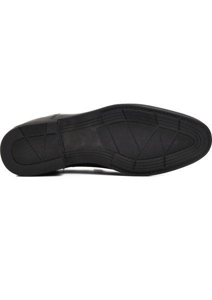 2330-24K Siyah Deri Erkek Casual Ayakkabı indirimleri