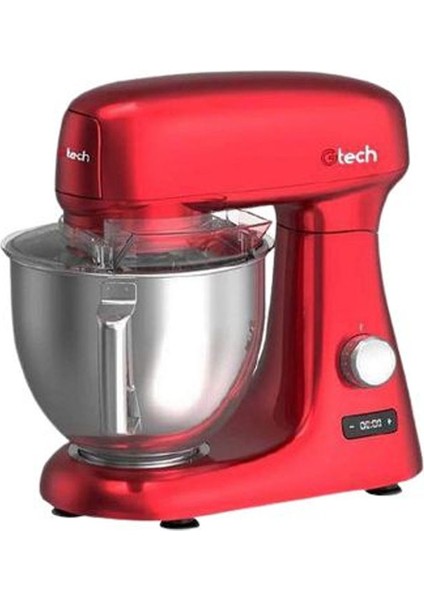 EF708 Kırmızı Renk Professional Set Üstü Mikser, 4.8 L, Kırmızı