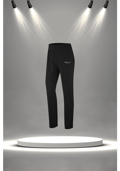 Büyük Beden Kadın Siyah Supra Penye Kumaş Şık ve Rahat Eşofman Takımı Seti (4XL-10XL) modelleri