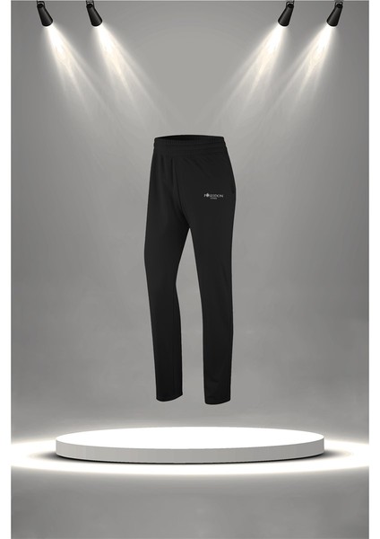 Büyük Beden Kadın Siyah Supra Penye Kumaş Antrenman ve Koşu Eşofman Seti (4XL-10XL) modelleri