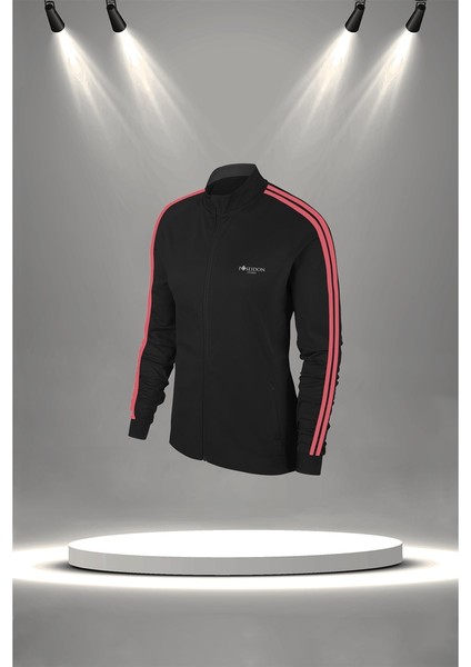 Büyük Beden Kadın Siyah Supra Penye Kumaş Yürüyüş ve Koşu Için Eşofman Takımı (4XL-10XL) fiyatları