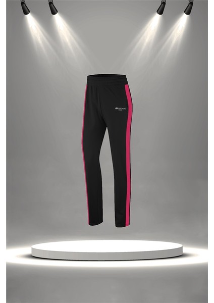 Büyük Beden Kadın Fuşya Supra Penye Kumaş Yürüyüş Antrenman Fitness Eşofman Seti (4XL-10XL) modelleri