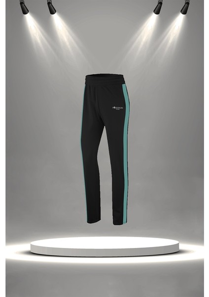 Büyük Beden Kadın Su Yeşili Supra Penye Kumaş Fit Eşofman Takımı (4XL-10XL) modelleri