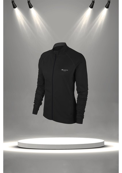 Büyük Beden Kadın Siyah Supra Penye Kumaş Günlük Sporcu Yürüyüş Eşofman Takımı Seti (4XL-10XL)