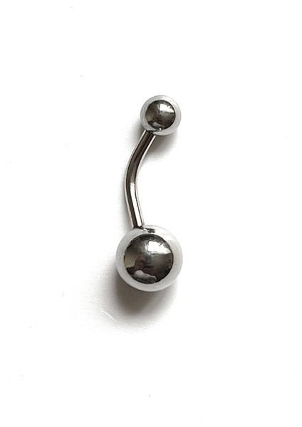 Cerrahi Çelik Gümüş Renk Piercing