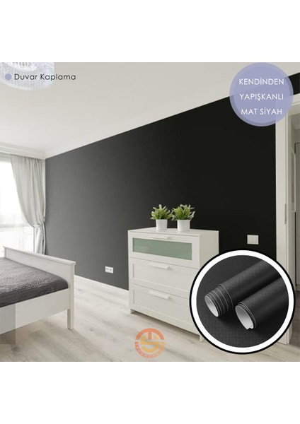 60CM×500CM Kendinden Yapışkanlı Mat Görünümlü Duvar Kağıdı Mutfak Dolap Masa Kaplama
