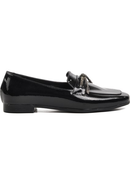 514508 Siyah Kadın Loafer Ayakkabı