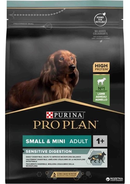 Pro Plan Kuzu Etli Küçük Irk Yetişkin Köpek Maması 3 kg