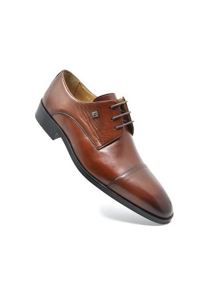 Siyah Deri Bağcıklı Klasik Erkek Ayakkabı (2886 114)-(2886 875) Taba