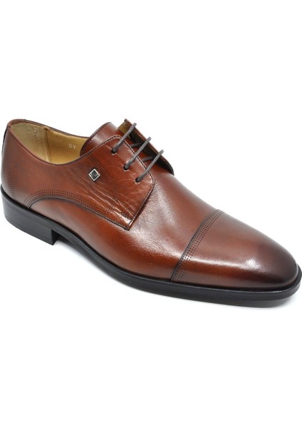 Siyah Deri Bağcıklı Klasik Erkek Ayakkabı (2886 114)-(2886 875) Taba fiyatları