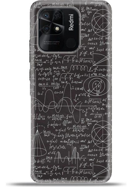 Xiaomi Redmi 10C Kılıf Esnek Silikon Kamera Koruma 4K Desenli Özel Tasarım - Quantum Fizik