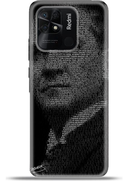 Xiaomi Redmi 10C Kılıf Esnek Silikon Kamera Koruma 4K Desenli Özel Tasarım - Gençliğe Hitabe