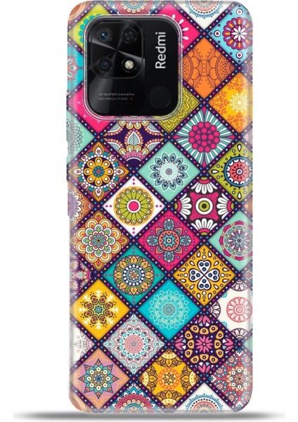 Xiaomi Redmi 10C Kılıf Esnek Silikon Kamera Koruma 4K Desenli Özel Tasarım - Girift