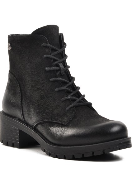 3312K Siyah Nubuk Deri Kadın Bot modelleri