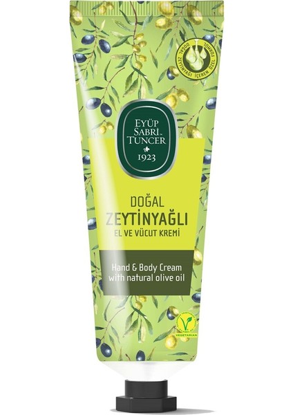 Doğal Zeytinyağlı El ve Vücut Kremi 50 ml