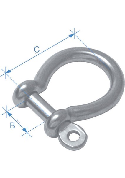 Shackle, Type Aısı 316 Dıam 6mm