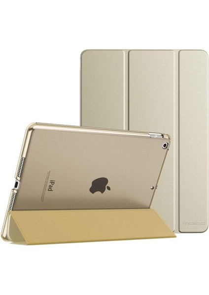 Apple ipad Air 1 Kılıf 9.7 Inç Yatay Standlı Arka Sert P.c Güçlü Mıknatıslı Uyku Modlu Smart Cover Model A1474,A1475,A1476