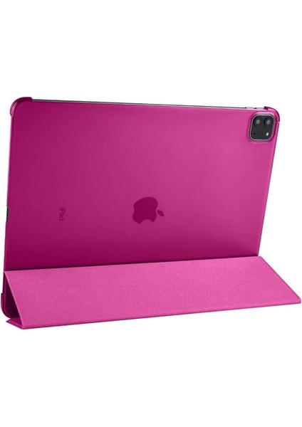 Apple iPad Pro 12.9 5.nesil 2021 M1 Çipli Kılıf Yatay Standlı Sert P.c Güçlü Mıknatıslı Smart Cover Model A2378,A2461,A2379