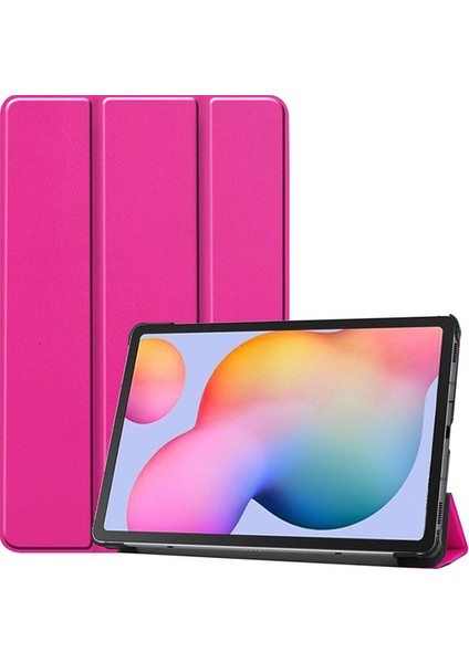 Samsung Galaxy Tab S7 Fe Lte Kılıf 2021 12.4 Inç Yatay Standlı Sert P.c Güçlü Mıknatıslı Smart Cover Model SM-T730/T733/T735/T737