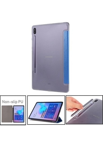 Samsung Galaxy Tab S7 Fe Lte Kılıf 2021 12.4 Inç Yatay Standlı Sert P.c Güçlü Mıknatıslı Smart Cover Model SM-T730/T733/T735/T737