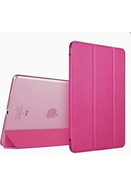 Apple iPad 10.2 8.nesil Kılıf Yatay Standlı Arka Sert P.c Güçlü Mıknatıslı Uyku Modlu Smart Cover Model A2270,A2428,A2429,A2430