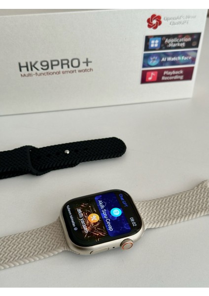 Wearfit Pro Watch 8 Hk9 Pro+ Plus V3 Yapay Zeka Destekli Oyun Yüklenebilir