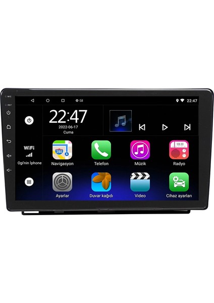 Renault Clio 5 Android 8gb Ram 128GB Rom 8 Çekirdek Carplay Multimedya