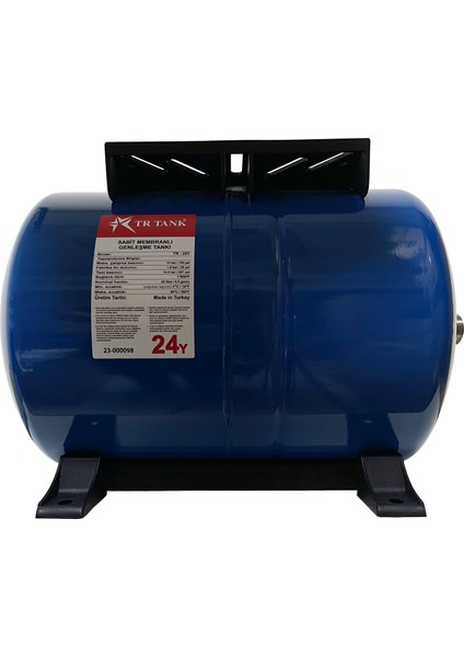 TR24Y 24 Litre 10 Bar Yatık Ayaklı Genleşme Tankı Sabit Menbranlı