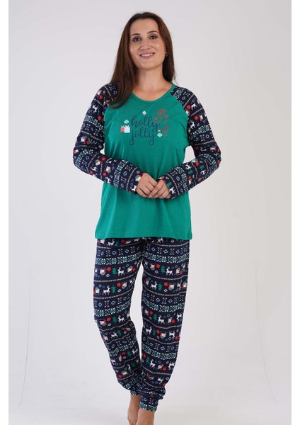 Pamuklu Kadın Büyük Beden Uzun Kol Pijama Takım fiyatları