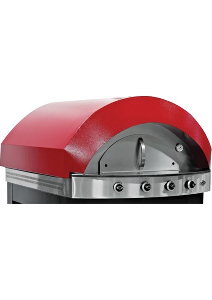 Plf.pls.d2-K-Lpg Gazlı Pizza &amp; Pide Fırını - Kırmızı, Lpgli