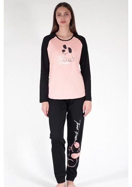 Pamuklu Kadın Uzun Kol Pijama Takım