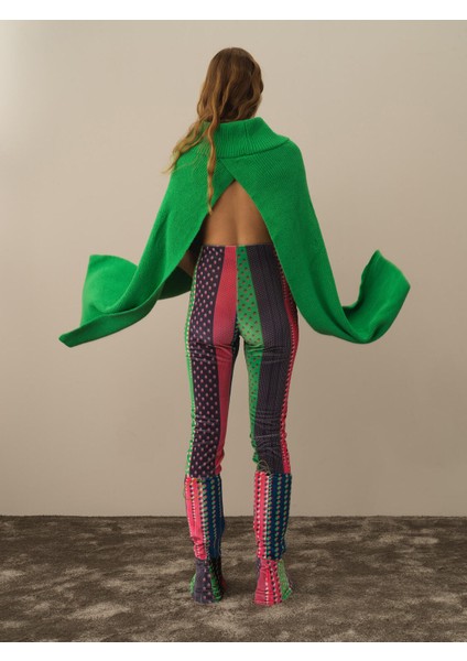 Regular Fit Triko Yün Pelerin modelleri