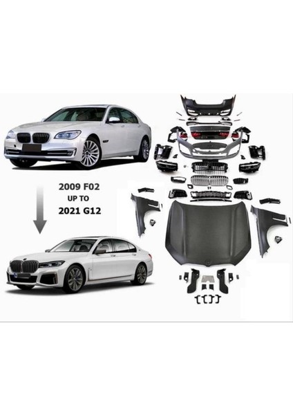F01 7 Serisi Için G12 Facelift Body Kıt