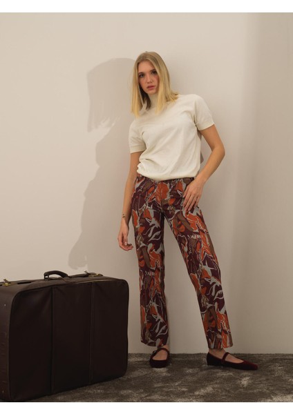 Kadın Kırık Beyaz Pamuk Dokulu Regular Fit Kazak modelleri