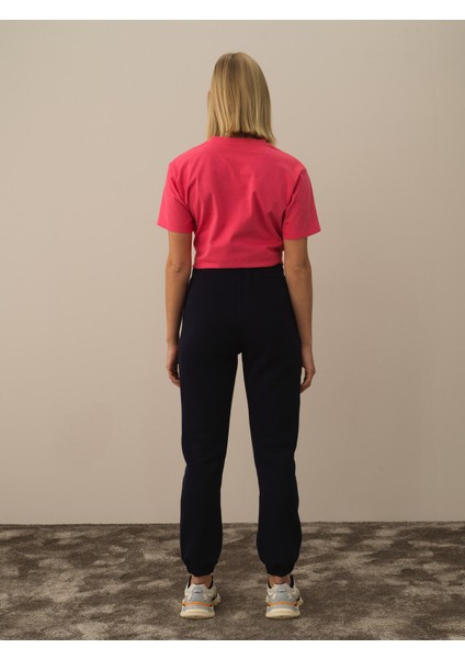 Kadın Lacivert Pamuk Dokulu Regular Fit Sweat Pantolon indirimleri