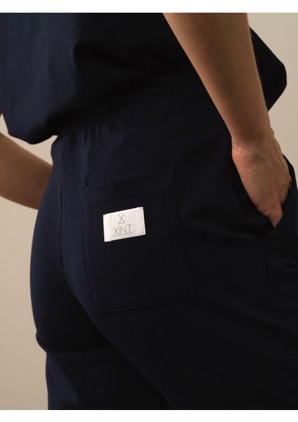 Kadın Lacivert Pamuk Dokulu Regular Fit Sweat Pantolon fırsatları