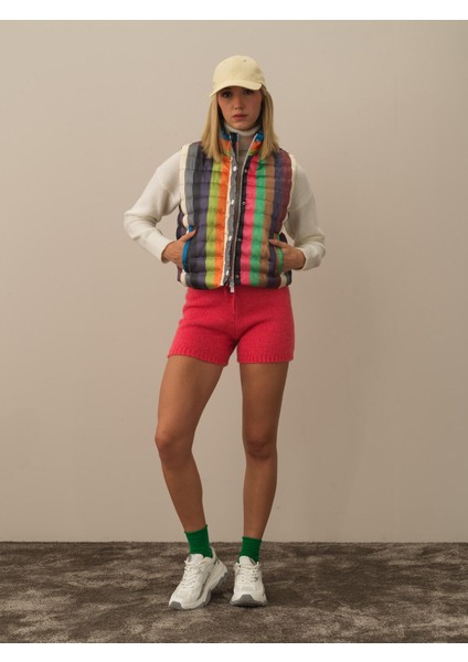 Kadın Yeşil Formunu Koruyan Regular Fit Yelek fiyatları