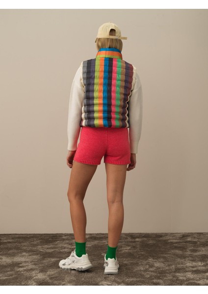 Kadın Yeşil Formunu Koruyan Regular Fit Yelek indirimleri