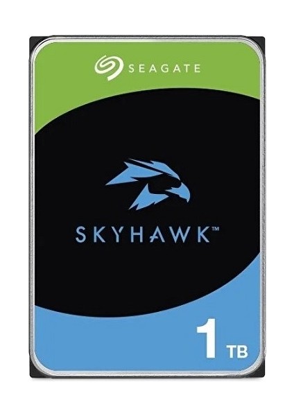 3.5 Skyhawk 1tb 5900RPM 64MB Sata3 Güvenlik HDD ST1000VX005 (7/24) (Ithalatçı)