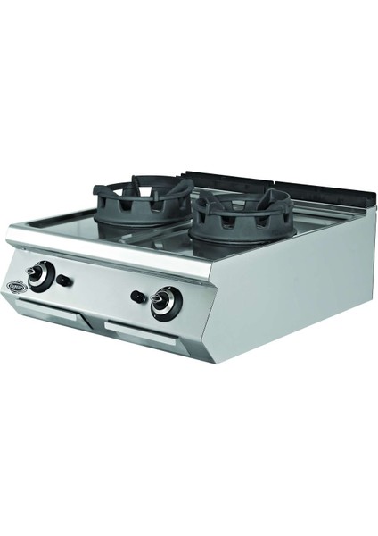 EMP.PLS.7WK020 Gazlı Wok Ocağı 2 Brulörlü - Lpgli