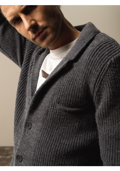 Regular Fit Triko Yün Ceket fiyatları
